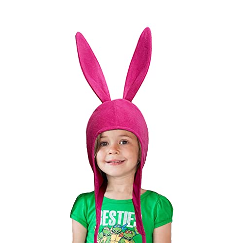 CozofLuv Pink Bunny Rabbit Ears Head Wear Costume Bad Bunny Hat Pink Bunny Ear Hat Bunny Costume Kid Kids BUNNYHAT-KD 0