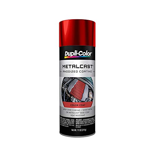 Dupli-Color MC200 Metalcast Automotive Spray Paint - Red Anodized Coating - 11 oz Aerosol Can
