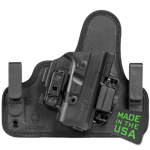 Alien Gear ShapeShift 4.0 IWB Gun Holster for Concealed Carry - Cant & Ride Height Adjustments for Optimal Comfort & Versatility - Right-Hand - Custom Fit for Glock 19