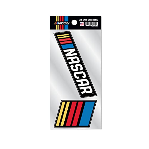 Rico Industries NASCAR Double Up Decal Sticker with Team Phrase, 9' x '4