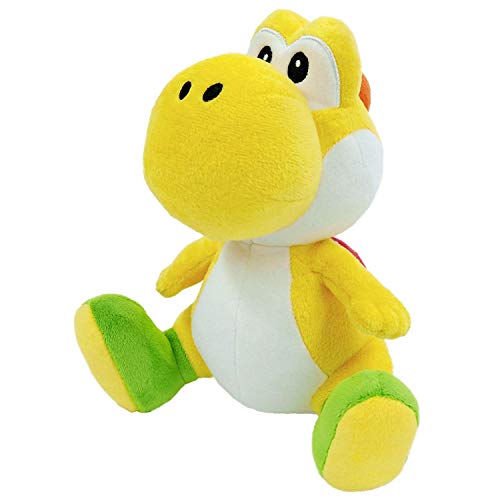 Little Buddy 1220 Super Mario All Star Collection Yellow Yoshi Plush, 7'