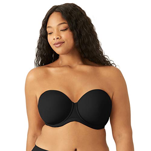 Wacoal womens Red Carpet Strapless Full Busted Underwire Bra, Black, 38G