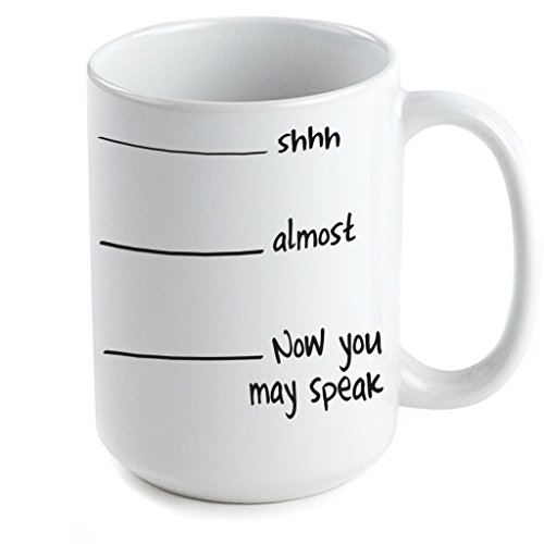 VictoryStore Ceramic Mugs -Now You May Speak Coffee Mug, 15 ounces
