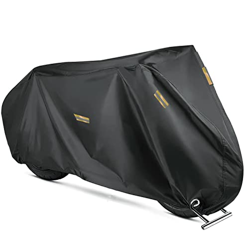 Motorcycle Cover, 2XL Waterproof Outdoor Motorbike Cover All Season Protection Motorcycles Vehicle Cover