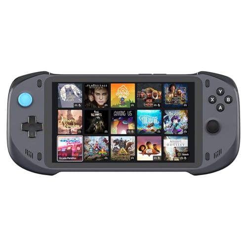 Cloud Handheld Remote Play Gaming Console, For Xbox Cloud Gaming, NVIDIA GeForce NOW, Playstation, PC, Long-Battery Life, 1080P 7-Inch Touchscreen, Lightweight Handheld Accessories (64G, Black)