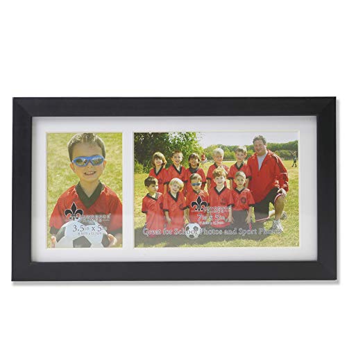 Lawrence Frames Team/School Picture Frame, 3.5x5 and 7x5, Black