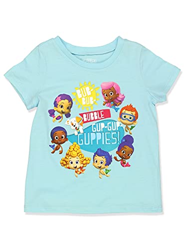 Bubble Guppies Toddler Short Sleeve T-Shirt Tee (3T, Blue)