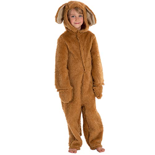 Charlie Crow Fur Golden Retriever or Labrador Costume for Kids 7-9 years