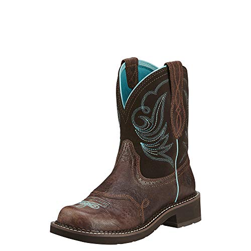 Ariat Womens Fatbaby Heritage Dapper Western Boot Royal Chocolate/Fudge 8