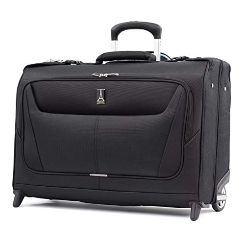 Travelpro Maxlite 5 Softside Lightweight Carry-On Upright 2 Wheel Rolling Garment Bag, Men and Women, Black, 22-Inch