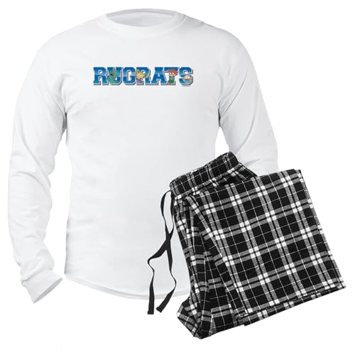 CafePress Rugrats Collegiate Men's Long Sleeve Light Pajama Set With Checker Pant