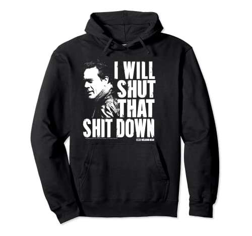 The Walking Dead Shut That Shit Down Pullover Hoodie
