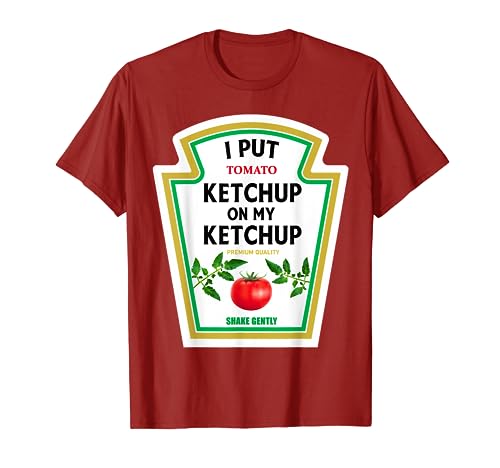 I put Ketchup on My Ketchup 2023 Costume Mustard Mayo Love T-Shirt