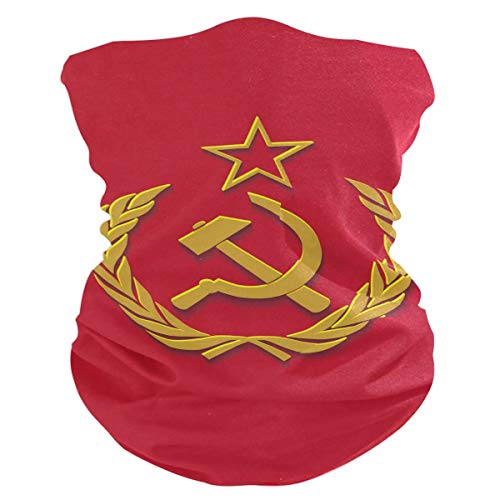 Workers Unite Hammer And Sickle In Laurel Neck Gaiter Face Cover Elastic Face Mask Breathable Balaclava Bandanas