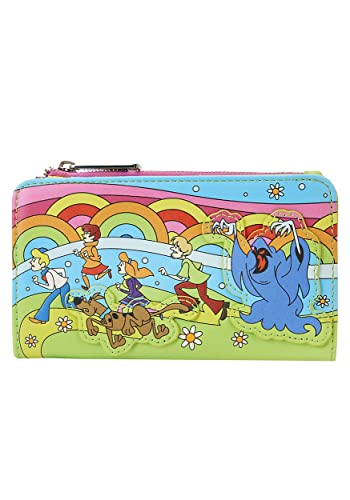 Loungefly Scooby-Doo Psychedelic Monster Chase Glow GITD Flap Wallet