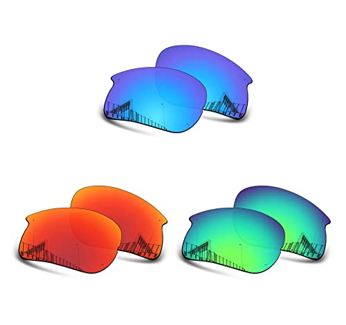 Well-aimed Replacement Lenses Compatible with Bolle Vigilante 10263 Sunglasses - Value Pack 303