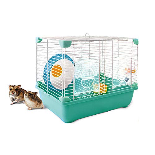 JW-YZWJ Small Animal Cage Habitat, Portable Large Guinea Pig Cage with Accessories, Concise Small Animals House for Hamsters and Other Small Animal