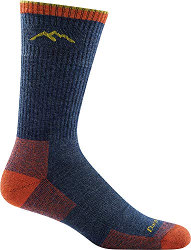 Darn Tough (Style #1466) Men's Merino Wool Hiker Micro Crew Cushion Socks (as1, alpha, l, regular, regular, Denim)