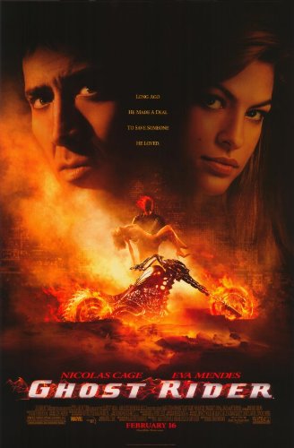 Pop Culture Graphics Ghost Rider Poster Movie B 11x17 Nicolas Cage Eva Mendes Raquel Alessi Angry Anderson