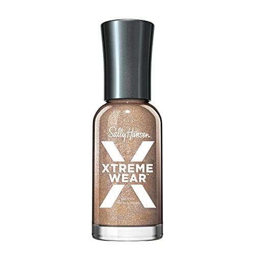 Sally Hansen Xtreme Wear Nail Polish, Streak-Free, Shiny Finish, Long-Lasting Nail Color, Golden-I, 0.12 fl oz