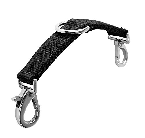 HORZE Lunging Strap for Horse Lunge Line - Black - Horse