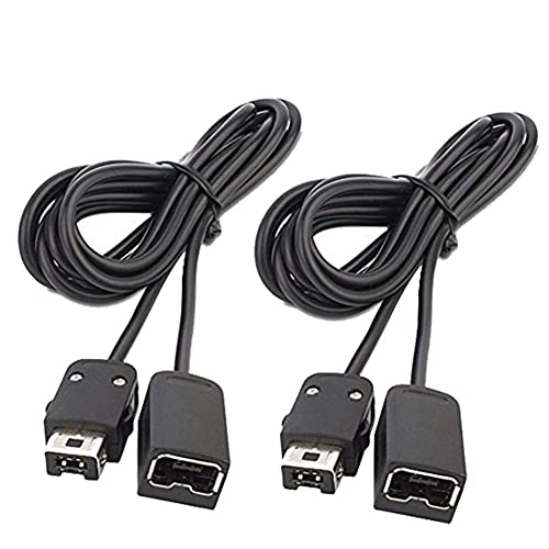 NES Classic Controller Extension Cable 3M / 10ft (2-Pack), i-Kawachi SNES Extension Power Cord for Super Nintendo SNES Classic Edition Controller (2017) and Mini NES Classic Edition (2016), Wii, Wii U