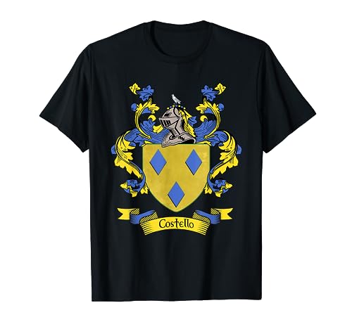 Costello Coat of Arms | Costello Surname Family Crest T-Shirt