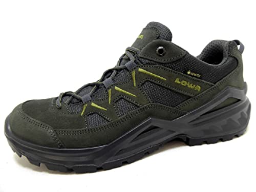 LOWA Men's Casual Walking Shoe, Anthracite, 9.5