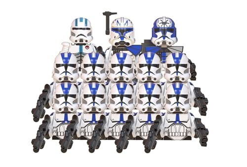 501st Clone Troopers 13pcs Clone Troopers Army figs Set Battle Pack with Accessories