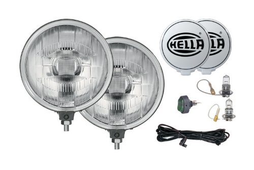 HELLA 005750952 500 Series Driving Lamp Kit, Clear, 6'