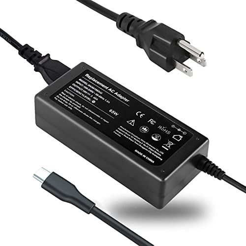 Chromebook Charger 45W Fast Laptop Charger for HP Spectre Lenovo Yoga Thinkpad Acer Dell Latitude Asus Samsung Google Pixel Huawei Matebook Computer Replacement