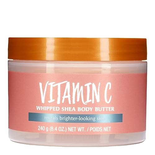 Tree Hut Vitamin C Whipped Shea Body Butter, 8.4oz, Lightweight, Long-lasting, Hydrating Moisturizer with Natural Shea Butter for Nourishing Essential Body Care