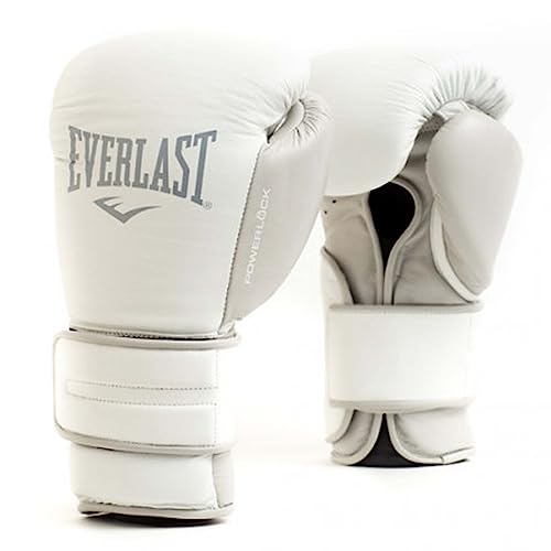 Everlast PowerLock2 Training Glove 12Oz (White/Grey)