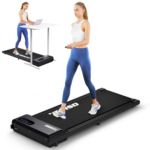 Walking Pad, Walking Pad Treadmill 330 lb Capacity，3 in 1 Portable Under Desk Treadmill for Home and Office with Remote Control, LED Display （C102 Black）