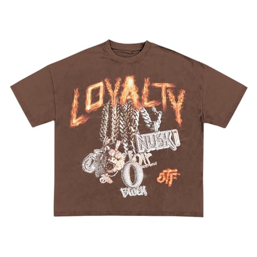 Lil Durk O'Block Loyalty Tee, Brown