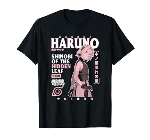 Naruto Shippuden Sakura Text Overload T-Shirt