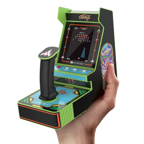 My Arcade Galaga Joystick Player : Galaga and Galaxian Video Game, 3.2' Full Color Display