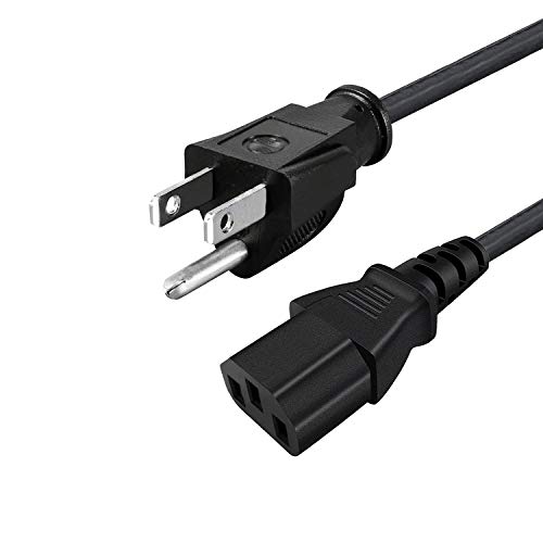UL Listed 8ft AC Power Cord Replacement for Vizio VX32L VX20L VX200e VW32L VW42L VX37L VW26L VA220e VA19L VL320M VA320M VF550m VA6 VMM26 Smart LCD TV 3 Prong Power Cord