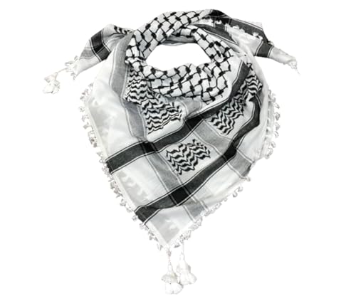 Palestine Scarfs الاقصى Shemagh Cotton Arab Keffiyeh Scarf Men Head Neck Face Wrap Cotton Men Military Palestinian Gifts (1)