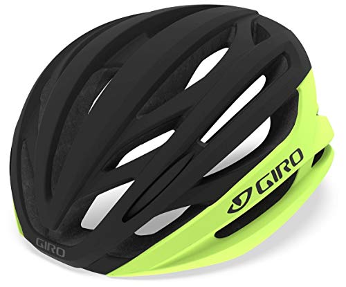 Giro Syntax MIPS Adult Road Cycling Helmet - Highlight Yellow/Black (Discontinued), Large (59-63 cm)