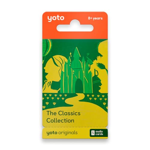 Yoto The Classics Collection – 5 Kids Audio Cards for Use Player & Mini All-in-1 Audio Player, Screen-Free Listening with Fun Playtime, Bedtime & Travel Stories, Ages 8+