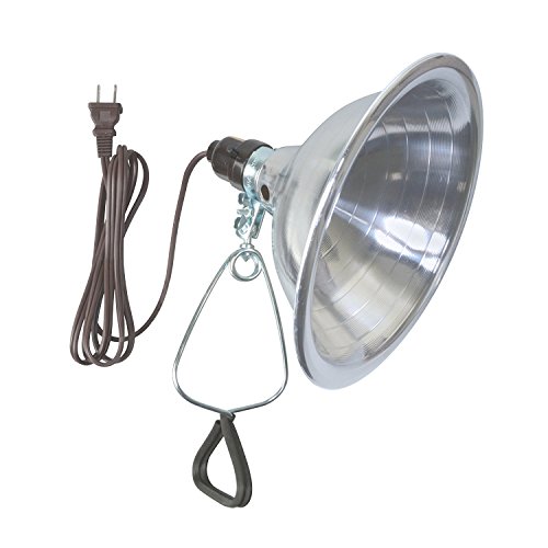 Woods Clamp Lamp Light with Aluminum Reflector; 150W; UL Listed; 6- Foot Cord