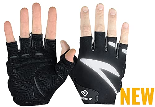 Bionic Men's Cycling Gloves Fingerless Black (2X-Large)