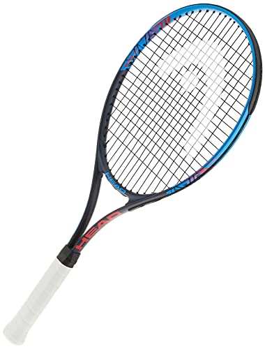 HEAD Ti. Reward Tennis Racket - Pre-Strung Head Light Balance 27 Inch Racquet - 4 3/8 In Grip, Blue/Black