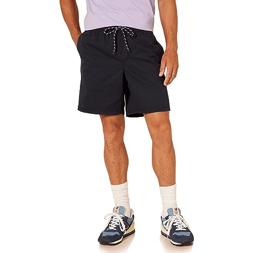 Amazon Essentials Men's Drawstring Walk Short (Available in Plus Size), Black, X-Large