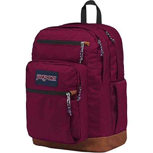 JanSport Cool Backpack, with 15-inch Laptop Sleeve - Large Computer Bag Rucksack with 2 Compartments, Ergonomic Straps, Russet Red