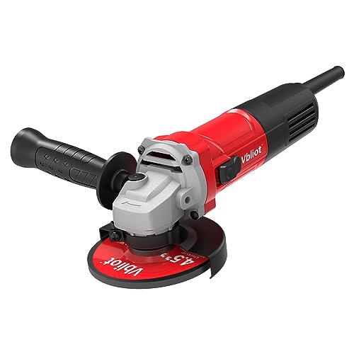VBLIOT 780w electric Angle Grinder 4-1/2 Inch Power Grinder Tool 6Amp grinder in tools with 360° Rotational Guard 11000rpm Power Angle Grinders for Cutting and Grinding Metal Stone Wood grinder tool