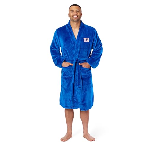 Northwest NFL New York Giants Unisex-Adult Silk Touch Bath Robe, Large/X-Large, Team Colors