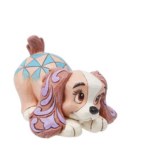 Enesco Disney Traditions by Jim Shore Lady and The Tramp Miniature Figurine, 2.5 Inch, Multicolor