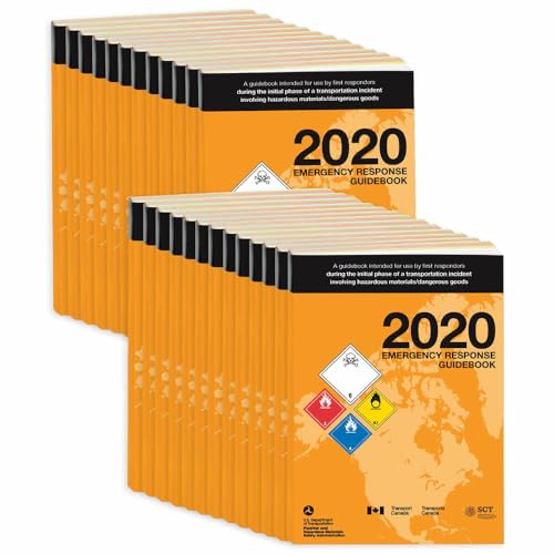 2020 Emergency Response Guidebook (ERG) 25-pk. - English - 5.5' x 7.5' (Standard Size), Softbound - J. J. Keller & Associates - Helps Satisfy 49 CFR 172.602 DOT Requirement